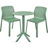 Vivid Outdoor Bistro Setting 3 Piece Avocado