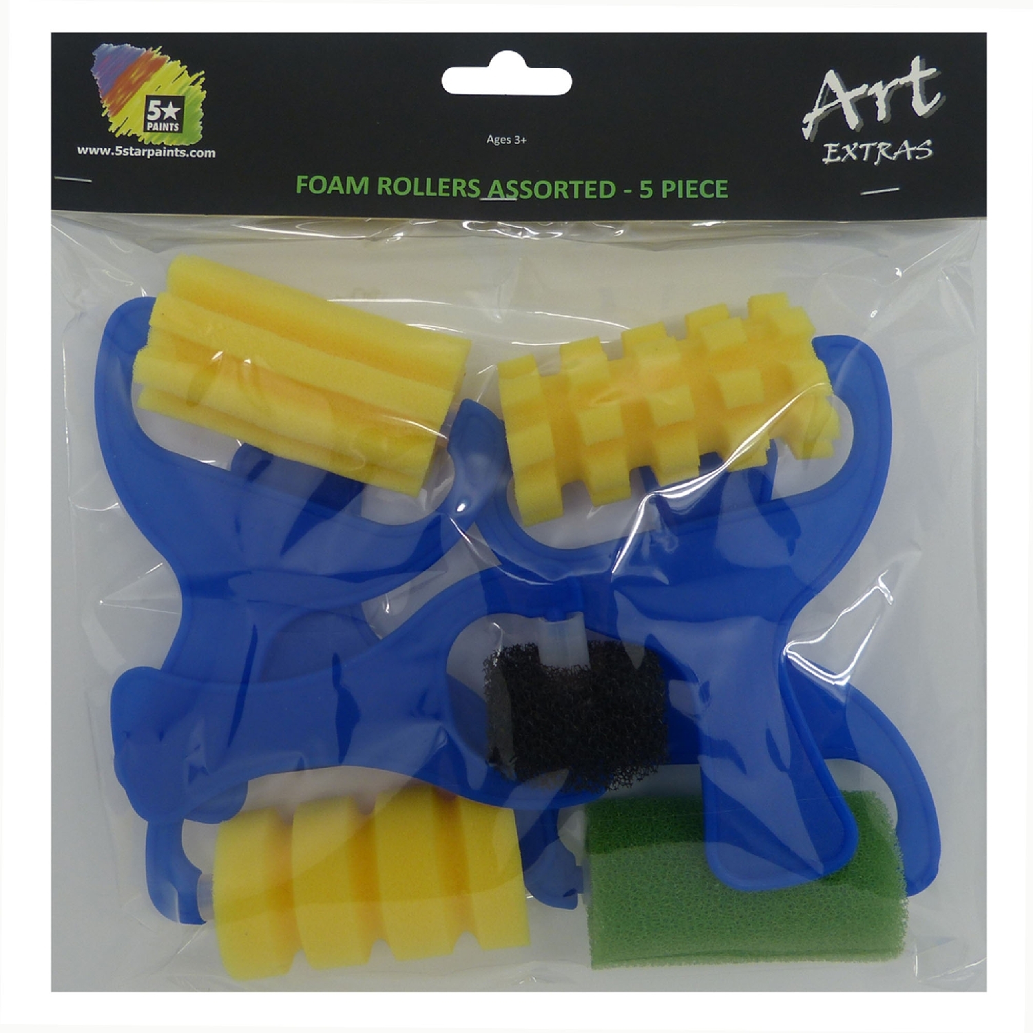 Foam Rollers Assorted 5 Piece set