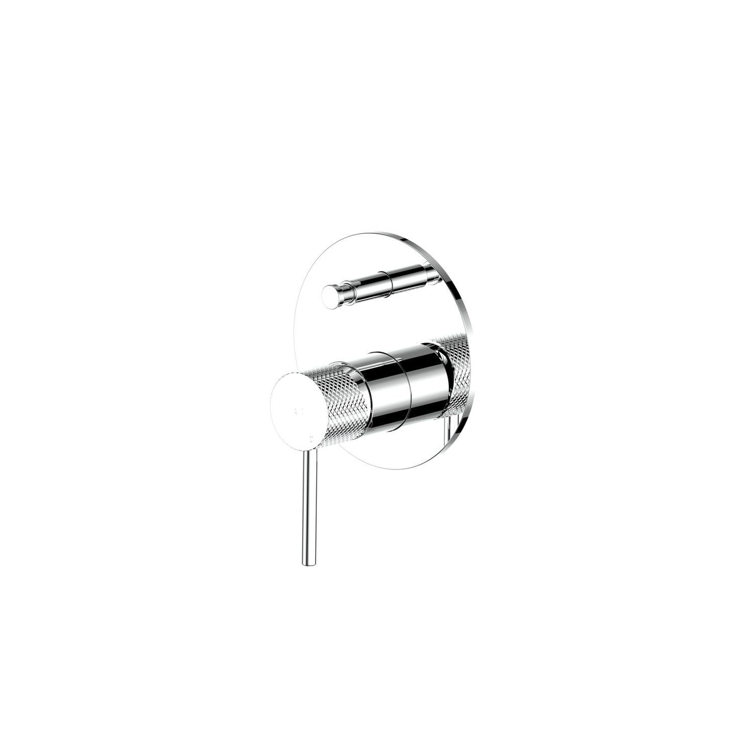 Shower/Bath Mixer with Div  Chrome