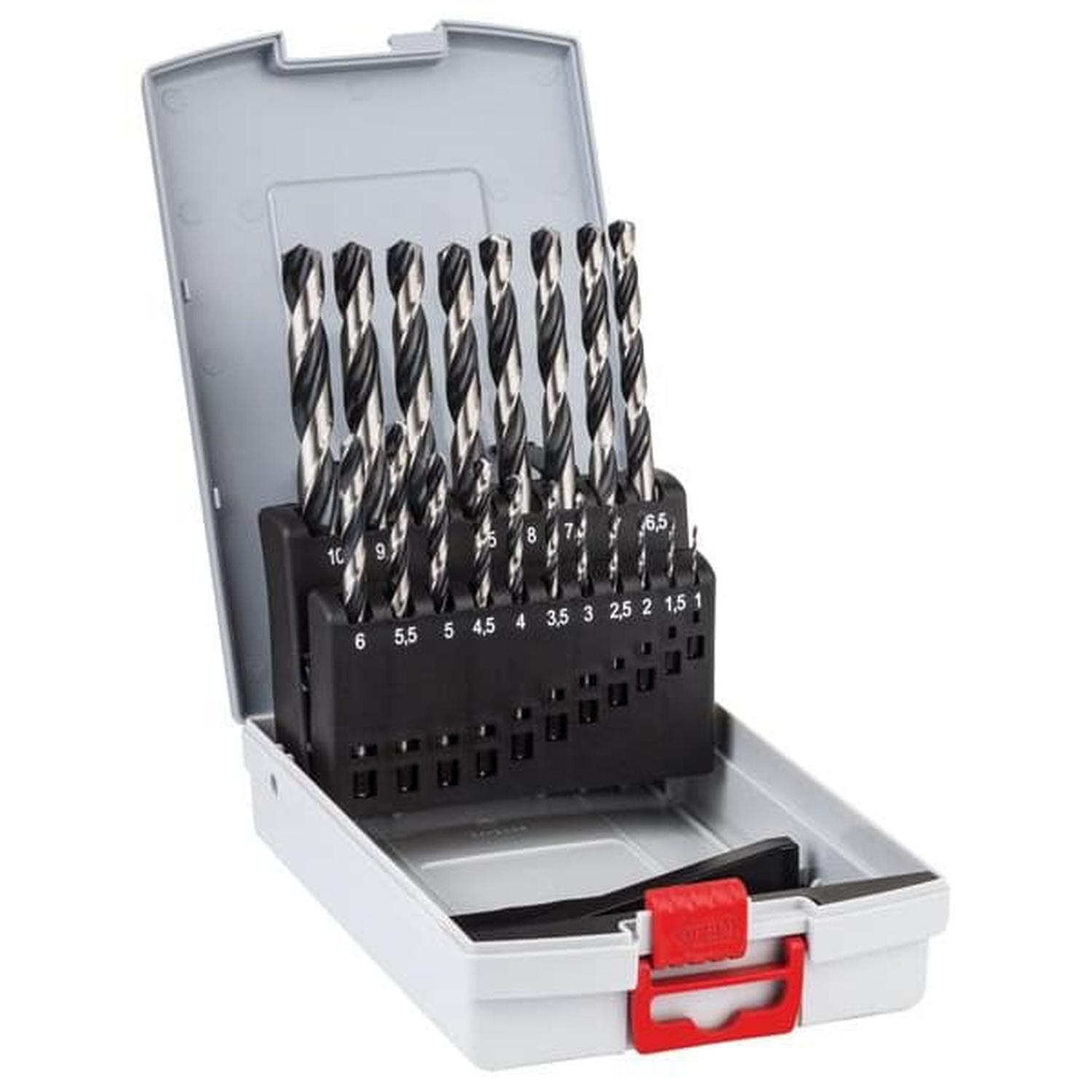 HSS Metal Twist Drill Bit 19PC Set