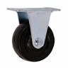 Rubber Fixed Castor Pack 40mm Black