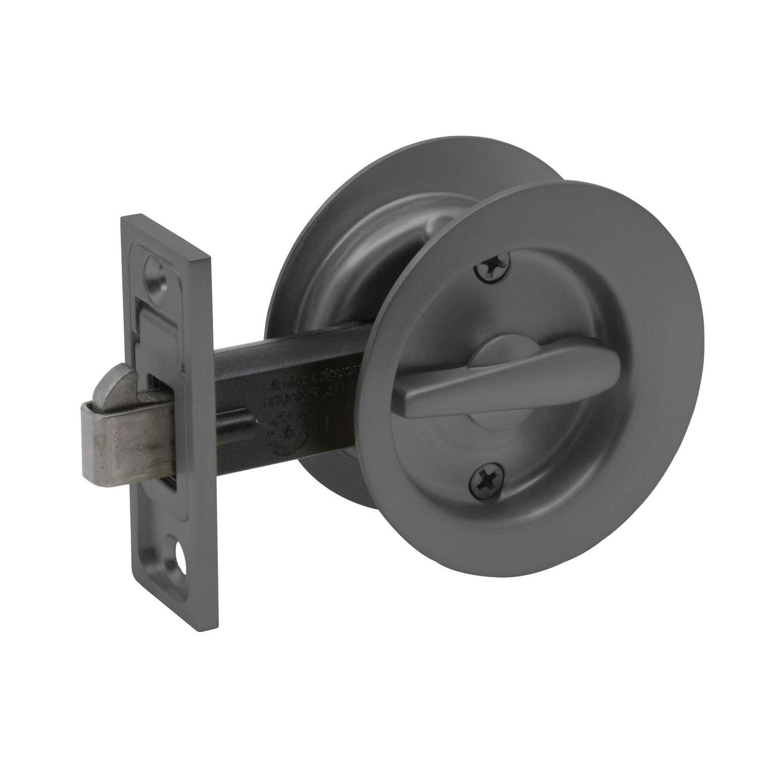 Cavity Slider Round Privacy Graphite