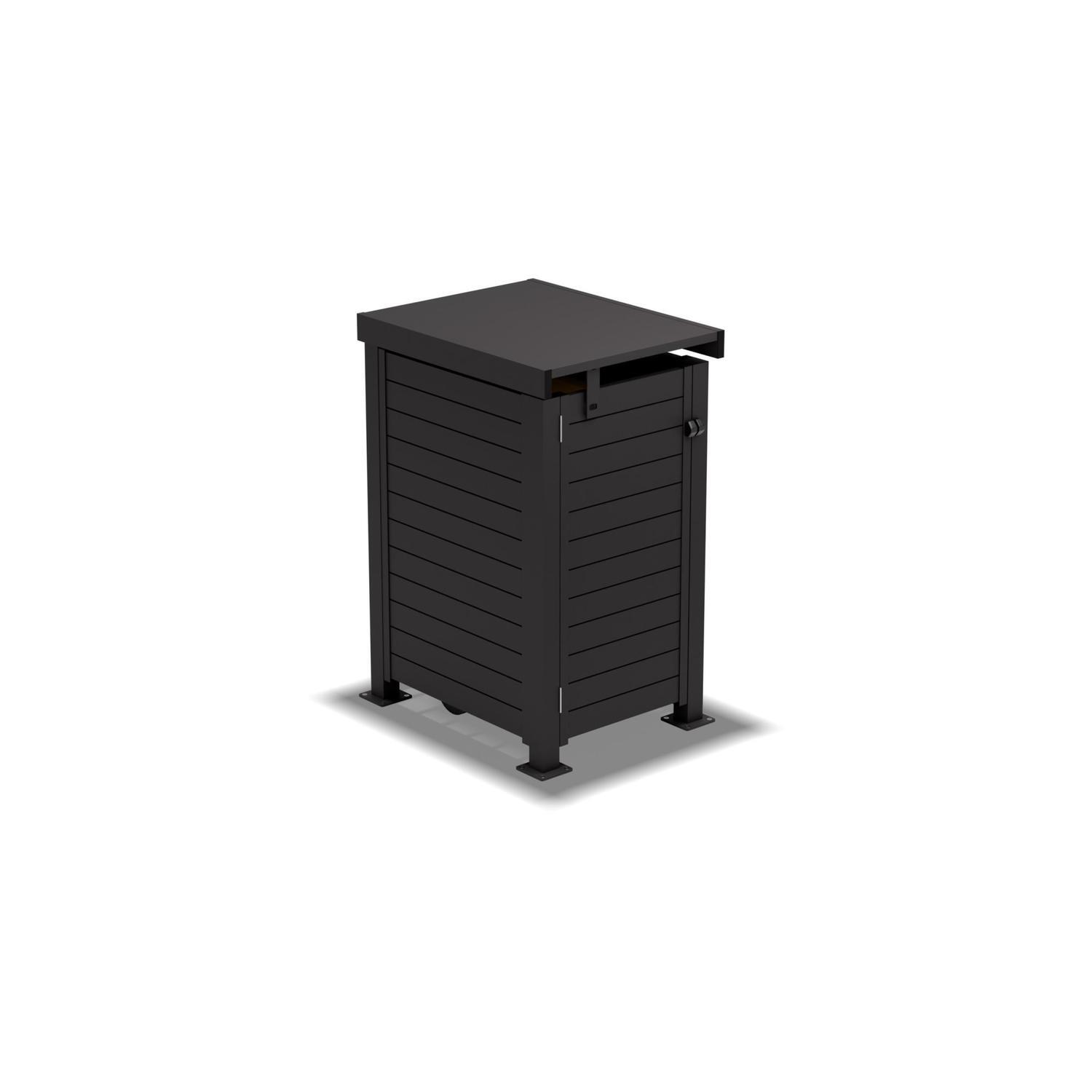 Utility Enclosure D: 850mm W: 850mm H: 1160mm Ebony