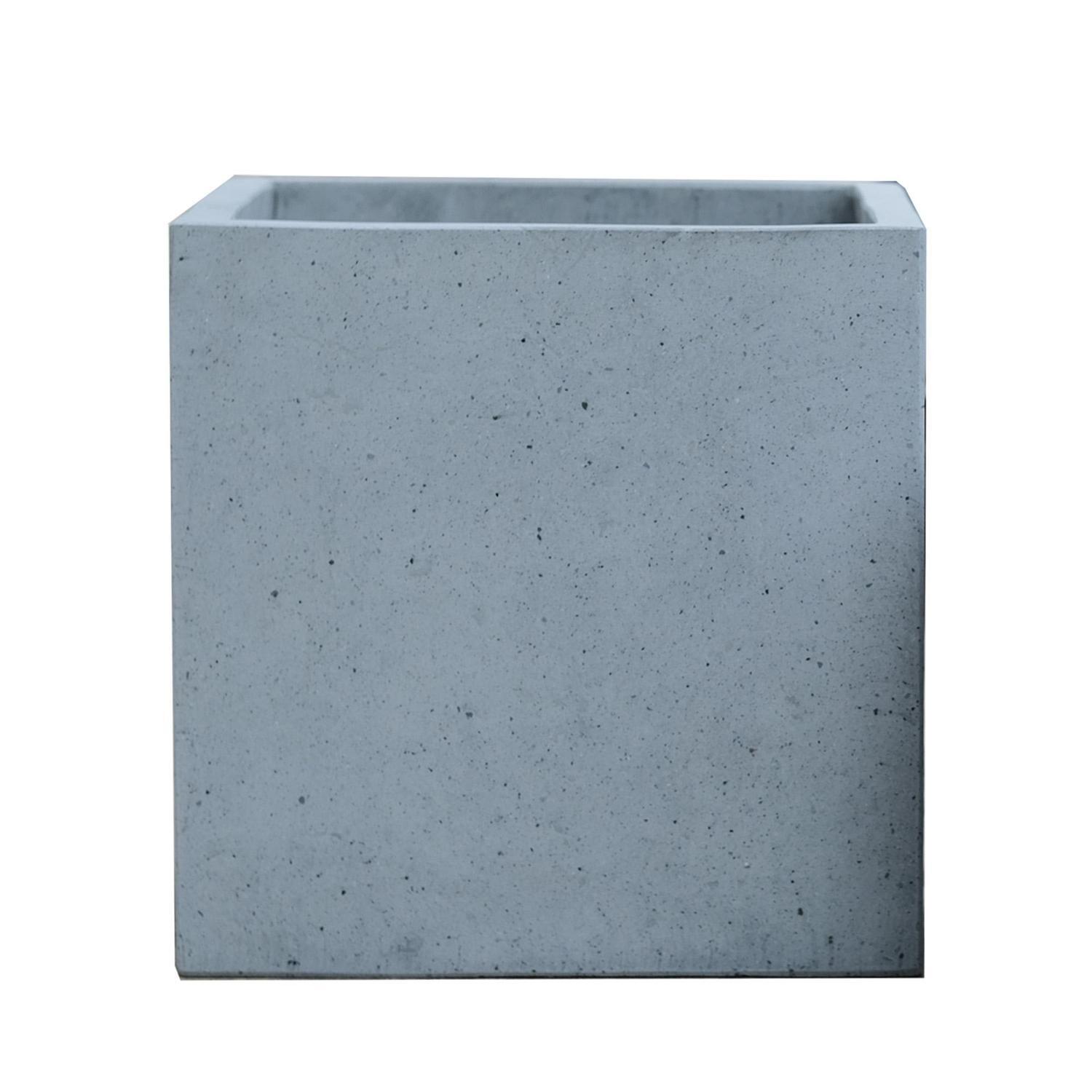 Cube Terrazzo Pot M Grey