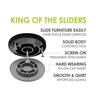 Round Screw-On Nylon Glides 50mm