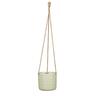 Indoor Hanging Cottage Cup Pot Light Green 14.5cm 128 x 142 x 142mm