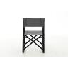 Outdoor Directors Bistro Chair Charcoal