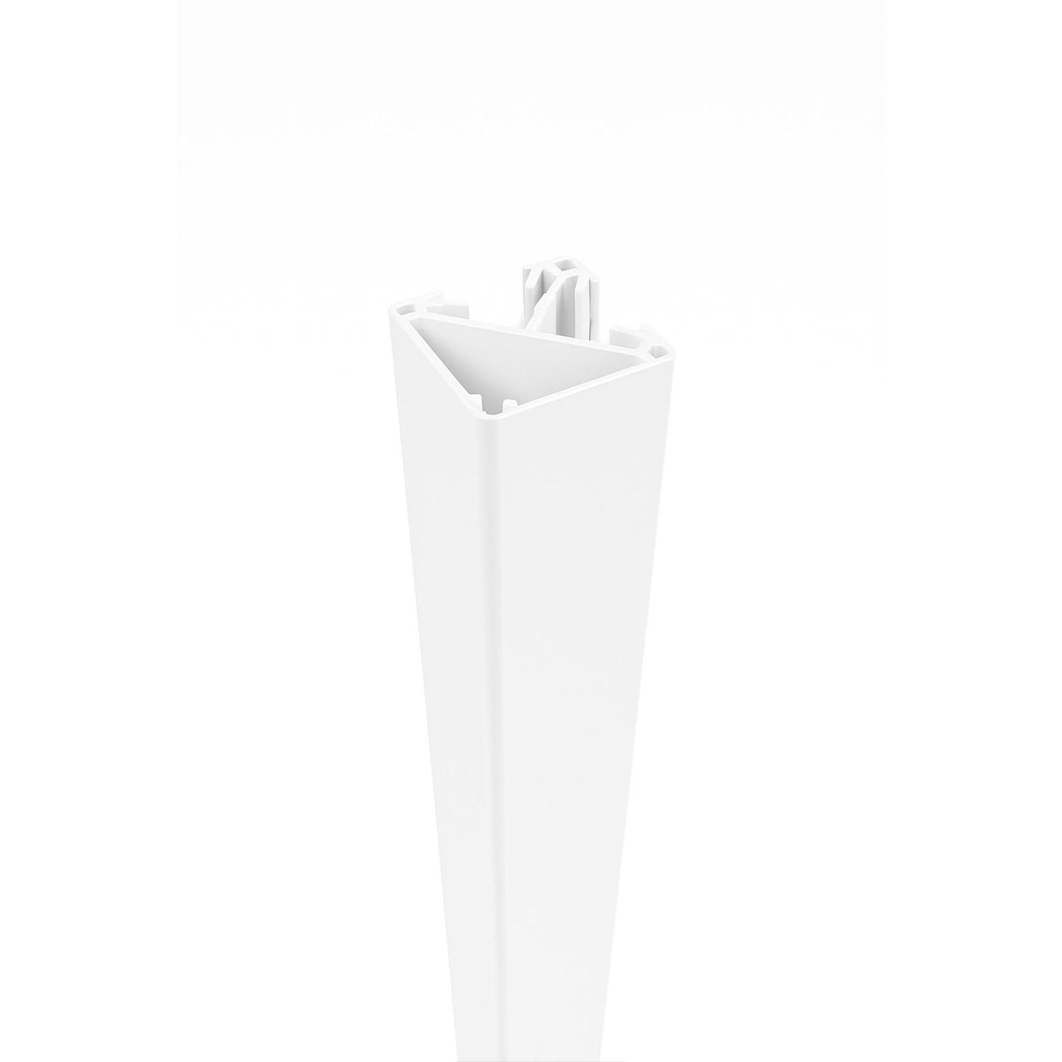 Post 90DGR 2400 x 50 X 50mm White