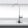High Gooseneck Water Filter Sink Mixer  Chrome