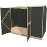 Shed H:1830mm, W:3030mm, D:1530mm Assorted Colours