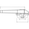 Window Handle Wedgeless High Profile Right-Hand Sub Fix 93mm Black
