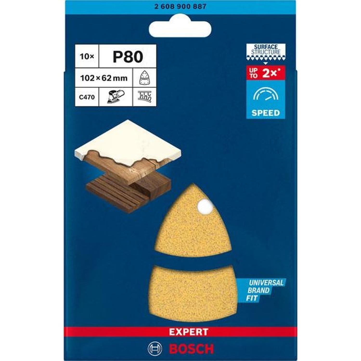 Multisanding 80G 10PK 102 x 62mm