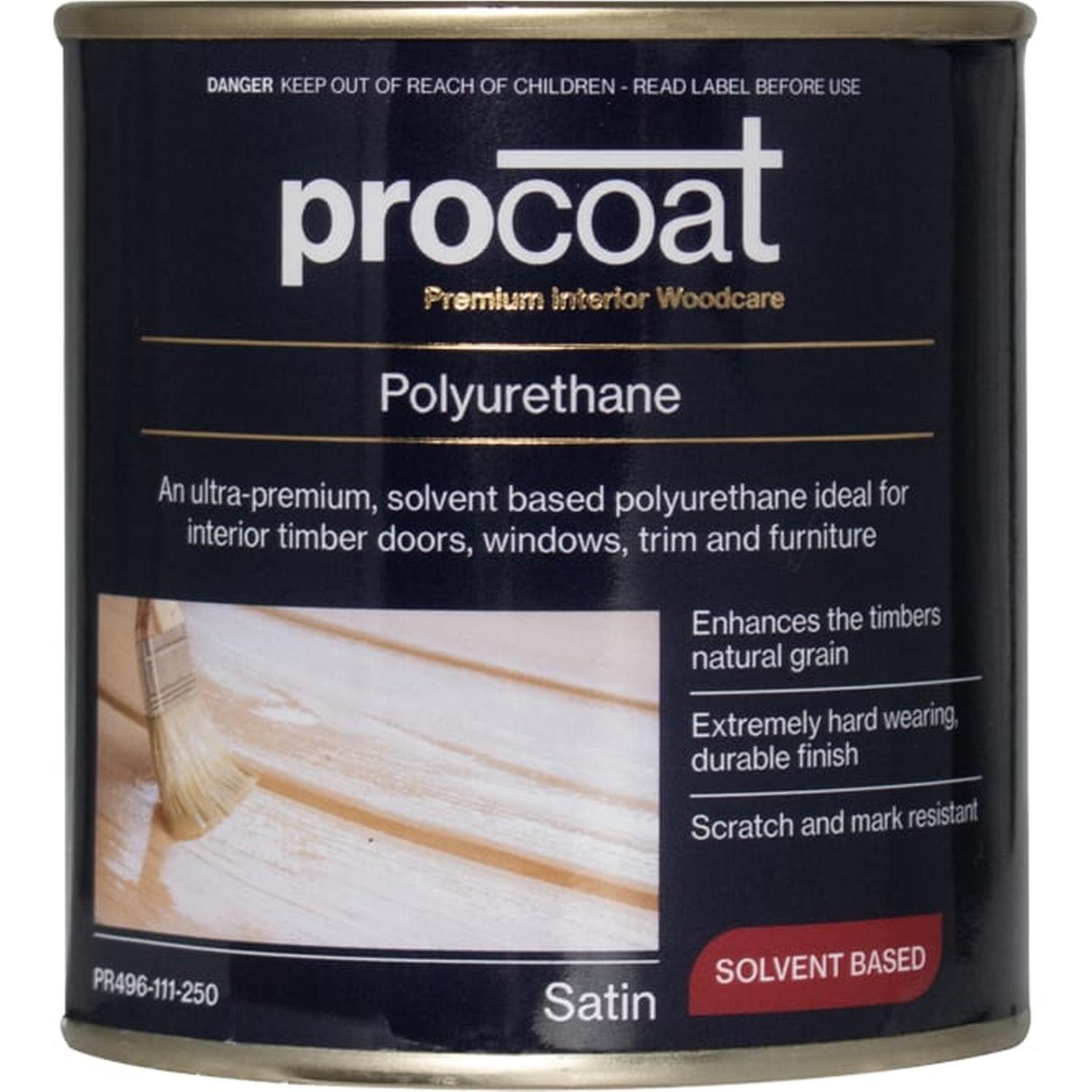Premium Interior Polyurethane (solvent based) Gloss 250ml Clear