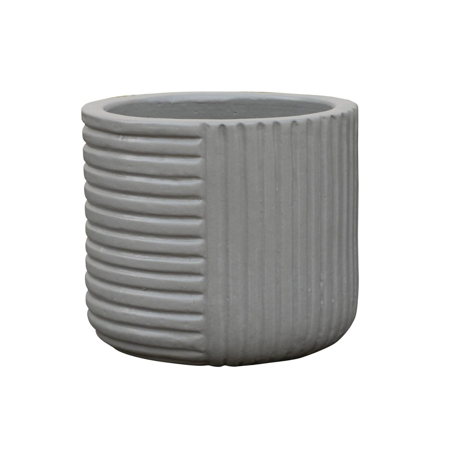 Alex Indoor Pot 20cm Grey