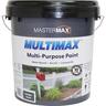 MULTIMAX Multi-Purpose Paint Water Based Acrylic and Linseed Oil 10L Stormy Slate Stormy Slate