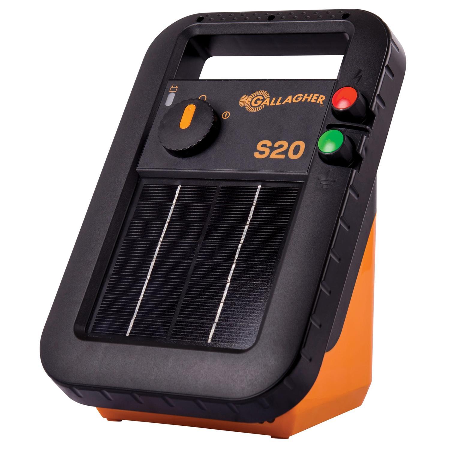 S20 Portable Solar Fence Energizer