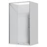 Alcove Frameless Sliding Flat Wall Acrylic Shower 1200 x 915 x 2040mm Chrome