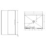 Alcove Frameless Sliding Corner Mould Acrylic Shower 1200 x 915 x 2040mm Chrome