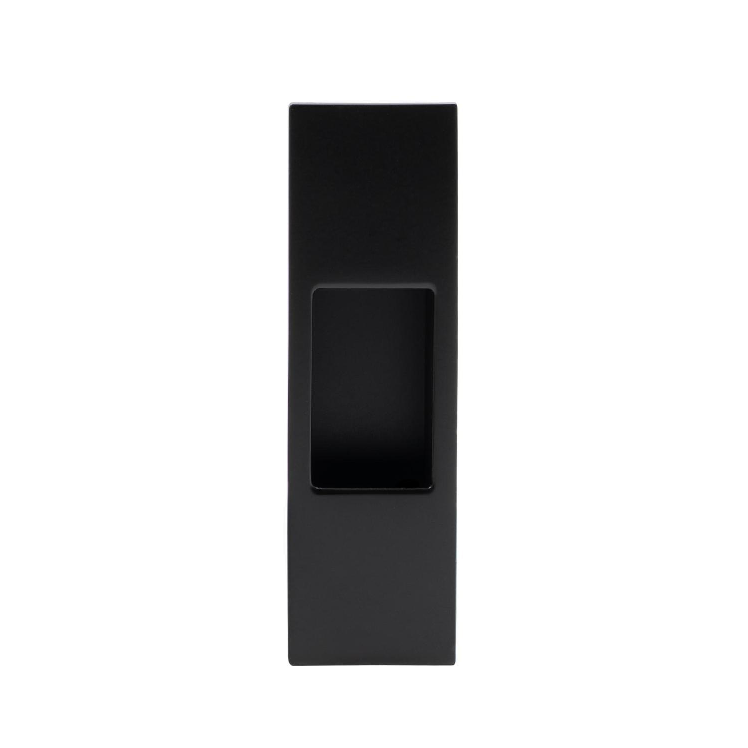 Sliding Door End Pull Zinc Matte Black
