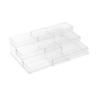 Expandable 3-Tier Storage Rack   Clear