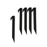 Plastic Tent Peg 220mm, pack of 5 Black