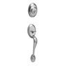 Schlage Regent Series Monaco Entrance Set Satin Chrome Plate
