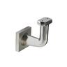 Futura Square Vulcan Style Bannister Bracket Brushed Nickel