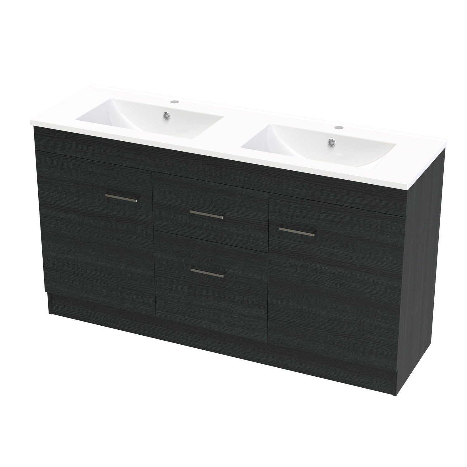 Cashmere Double Bowl Classic Floor Standing Vanity