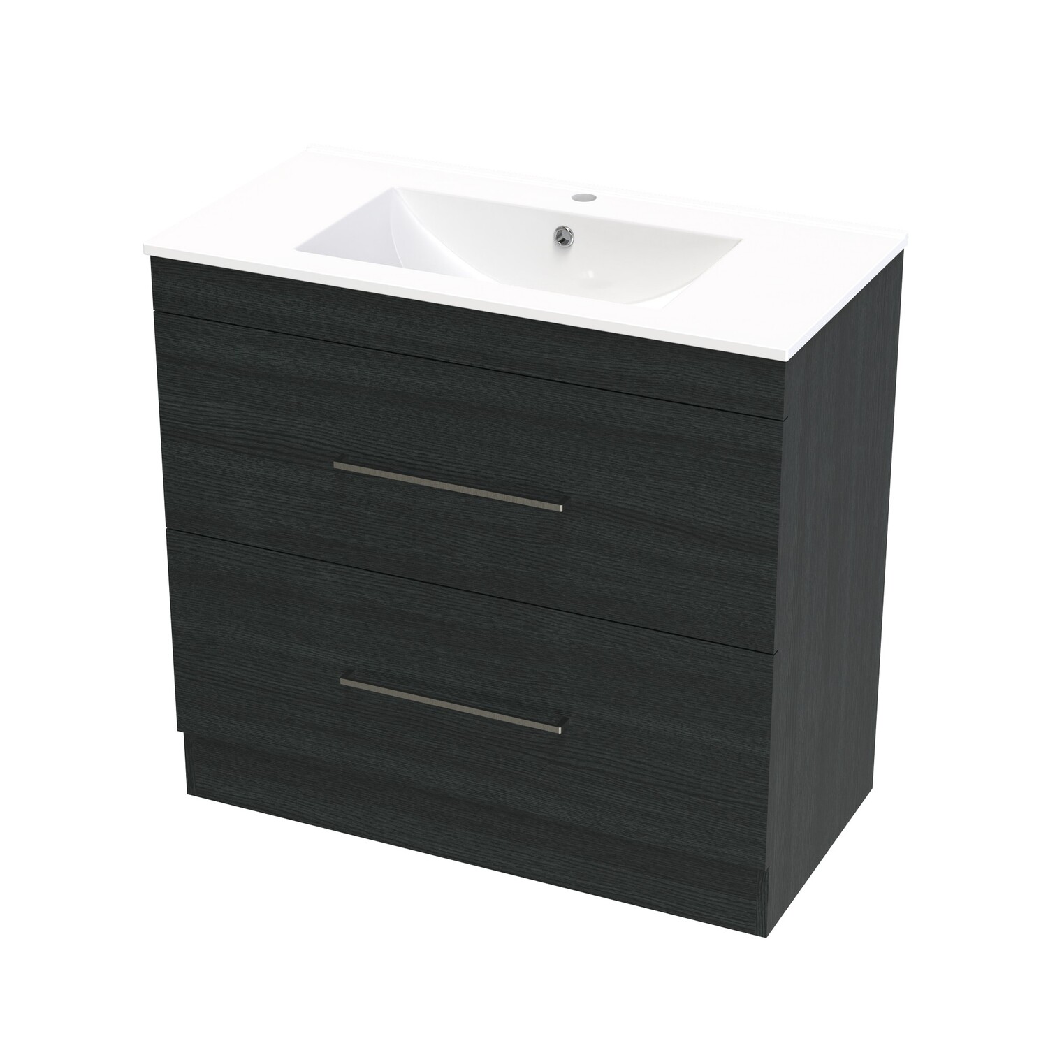 Cashmere Double Drawer Floorstanding Vanity