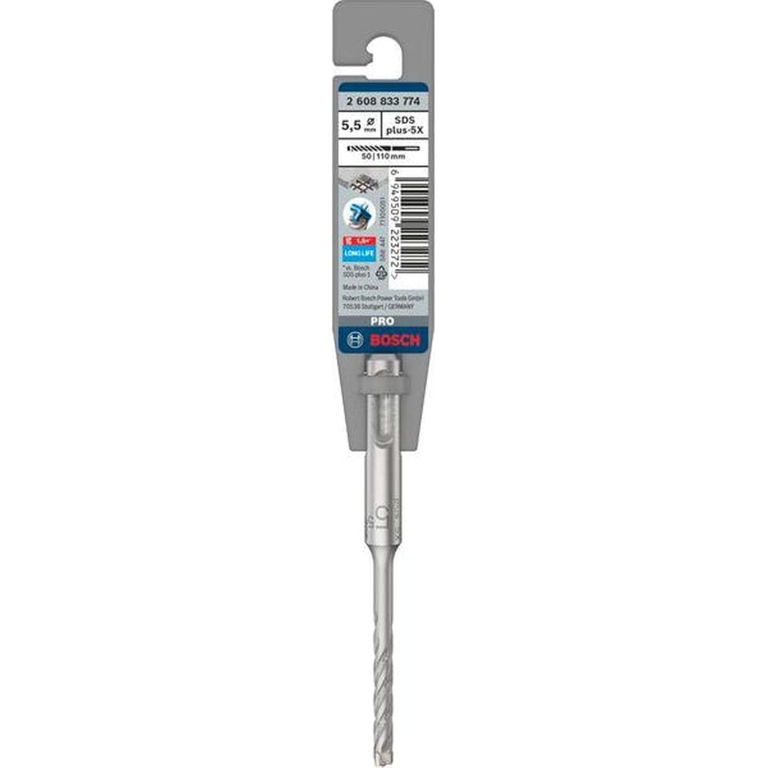 SDS Plus-5X Drill Bit 5.5 x 50 x 110mm