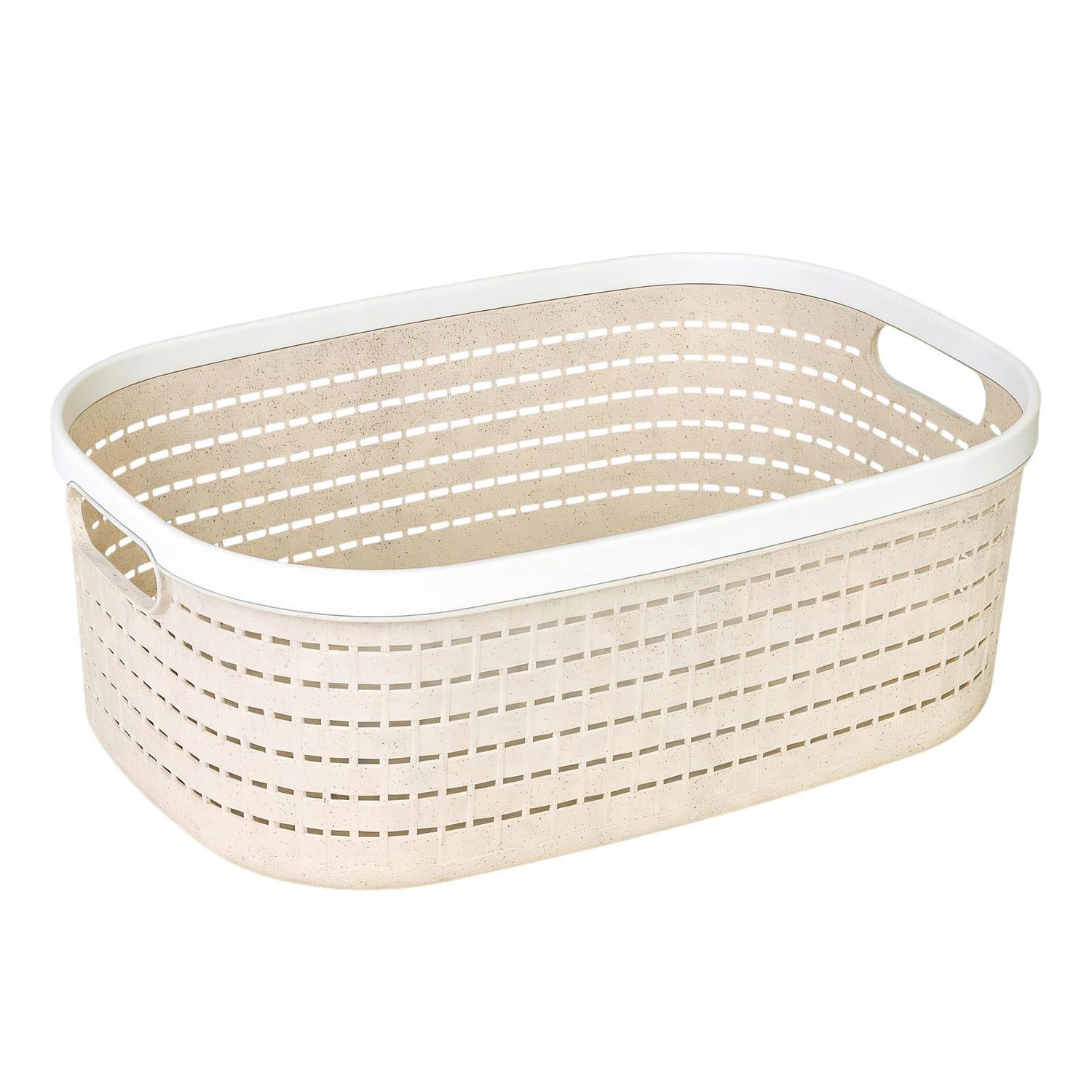 Storage Basket 18 litre Rattan Look