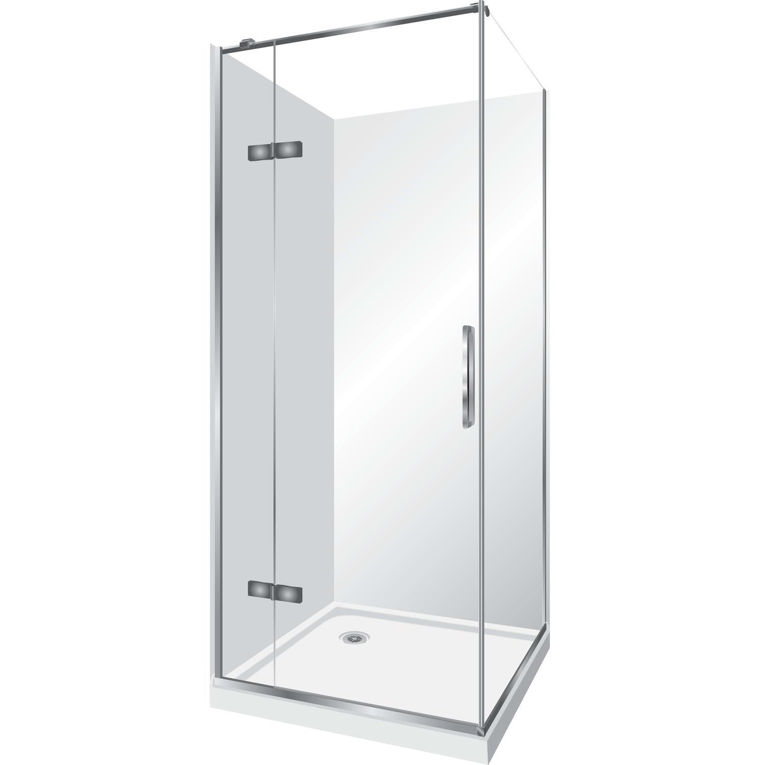 Pivot 2 Sided Shower Left Hand Tray