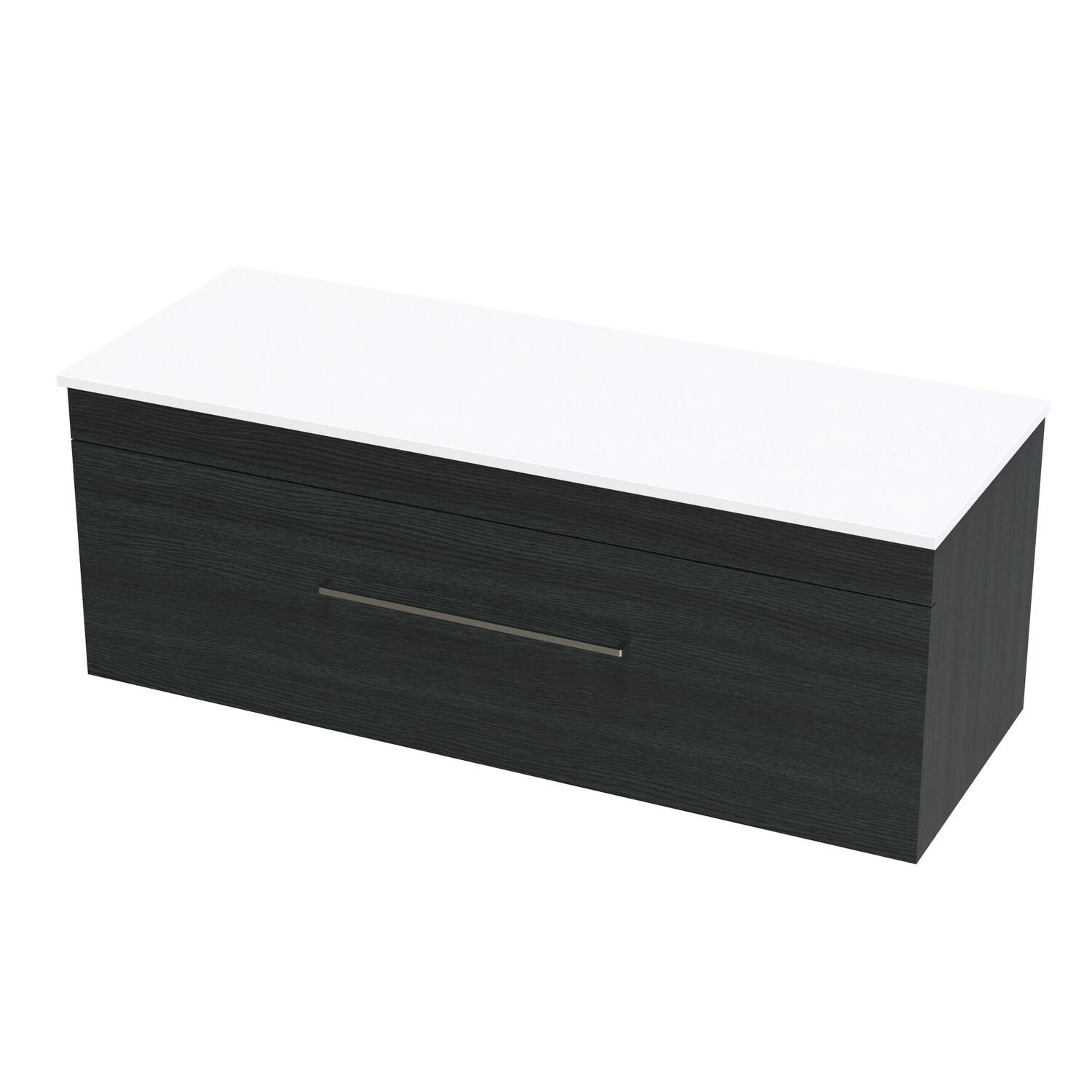 Cashmere Pro Single Drawer Double Bowl Wall Hung Vanity