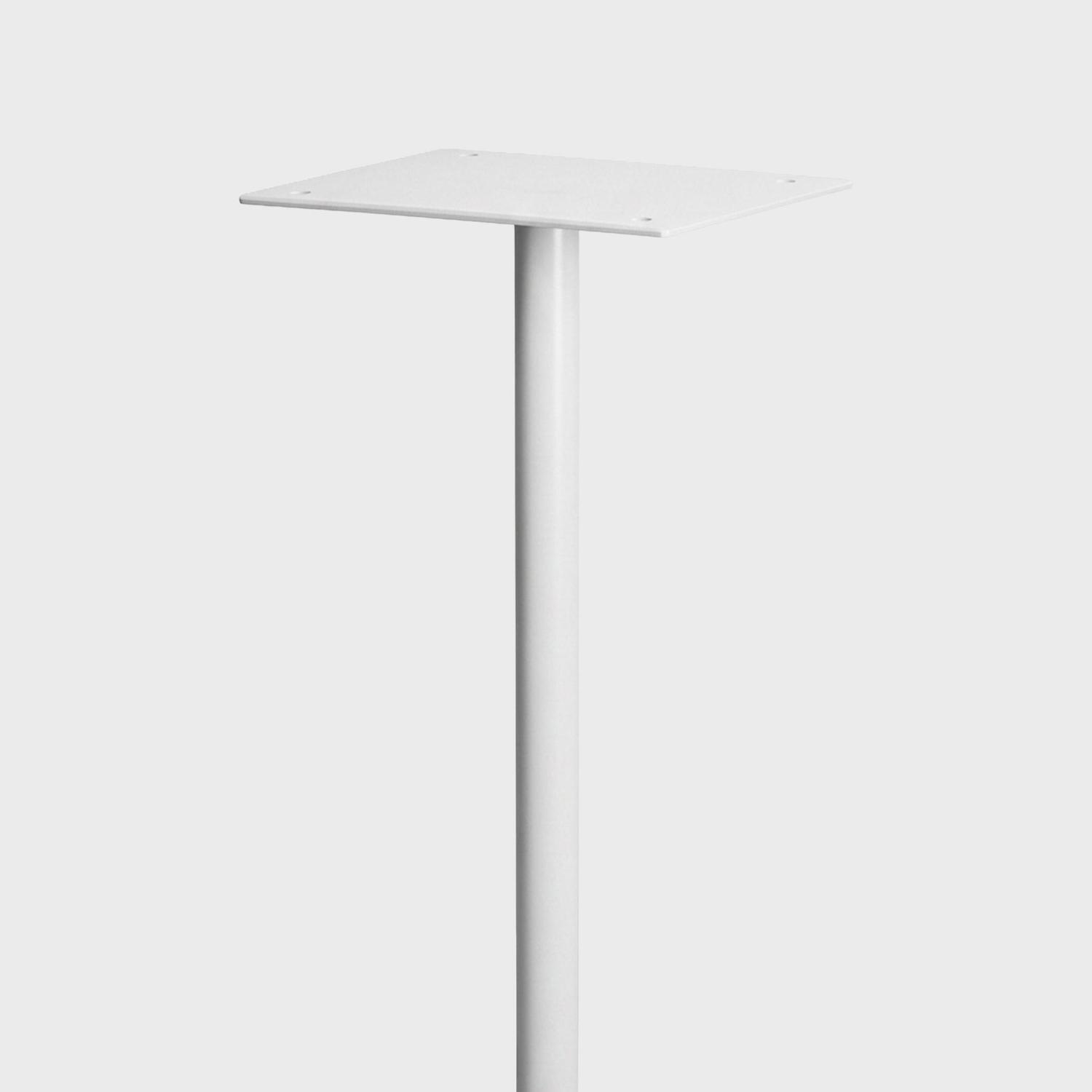 Letterbox Pole H: 800mm, W: 240mm, D: 200mm White
