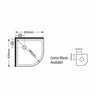 Round Shower Flat Wall