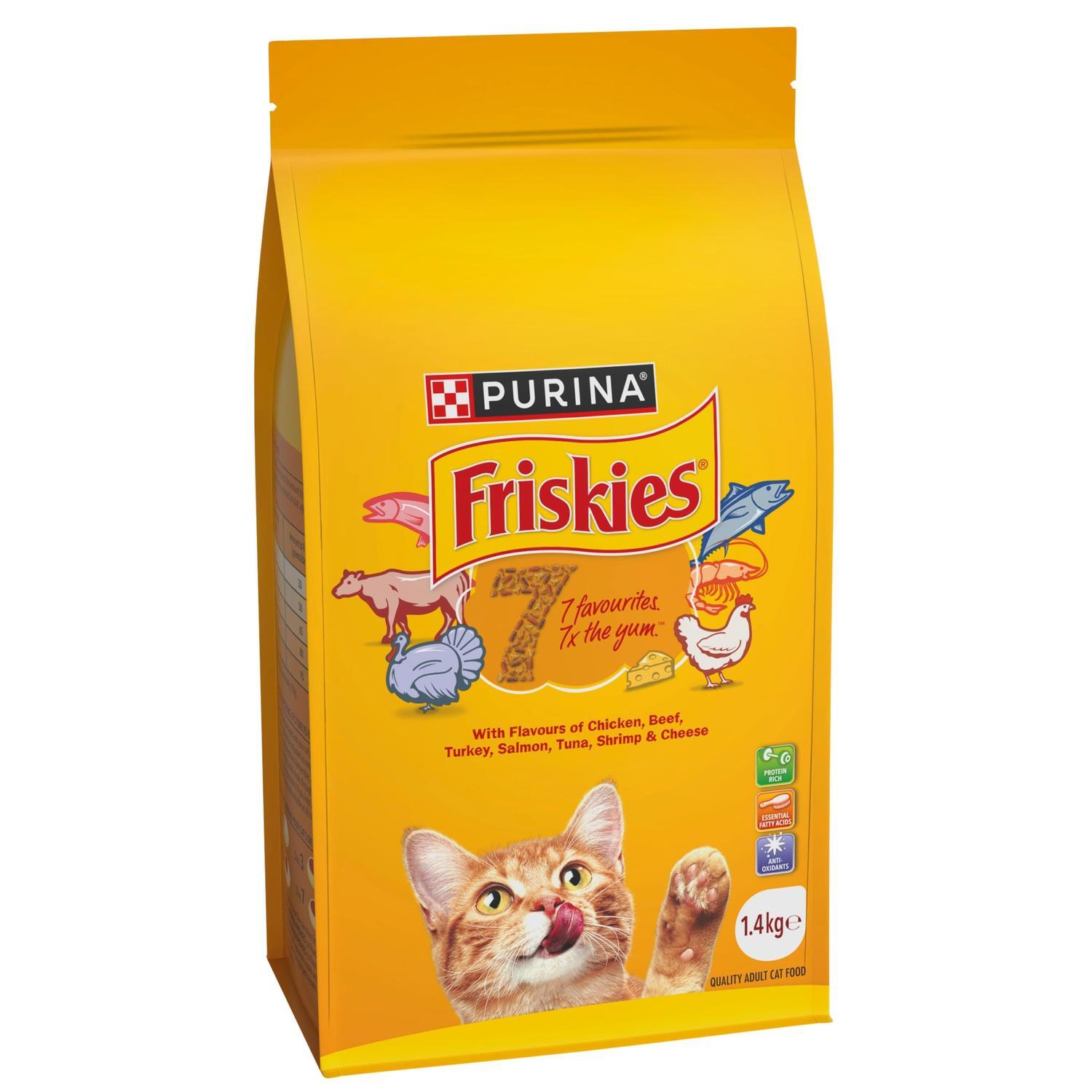 Adult Seven Favourites Dry Cat Food 1.4kg
