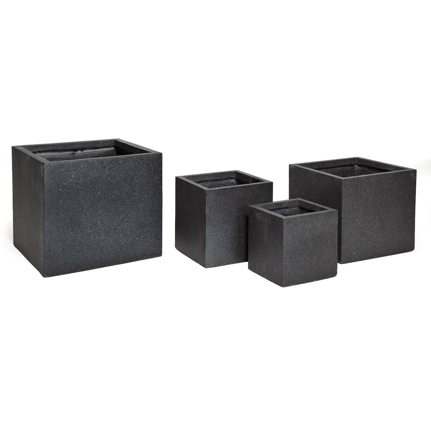 Cube Clayfibre Pot Granito Large