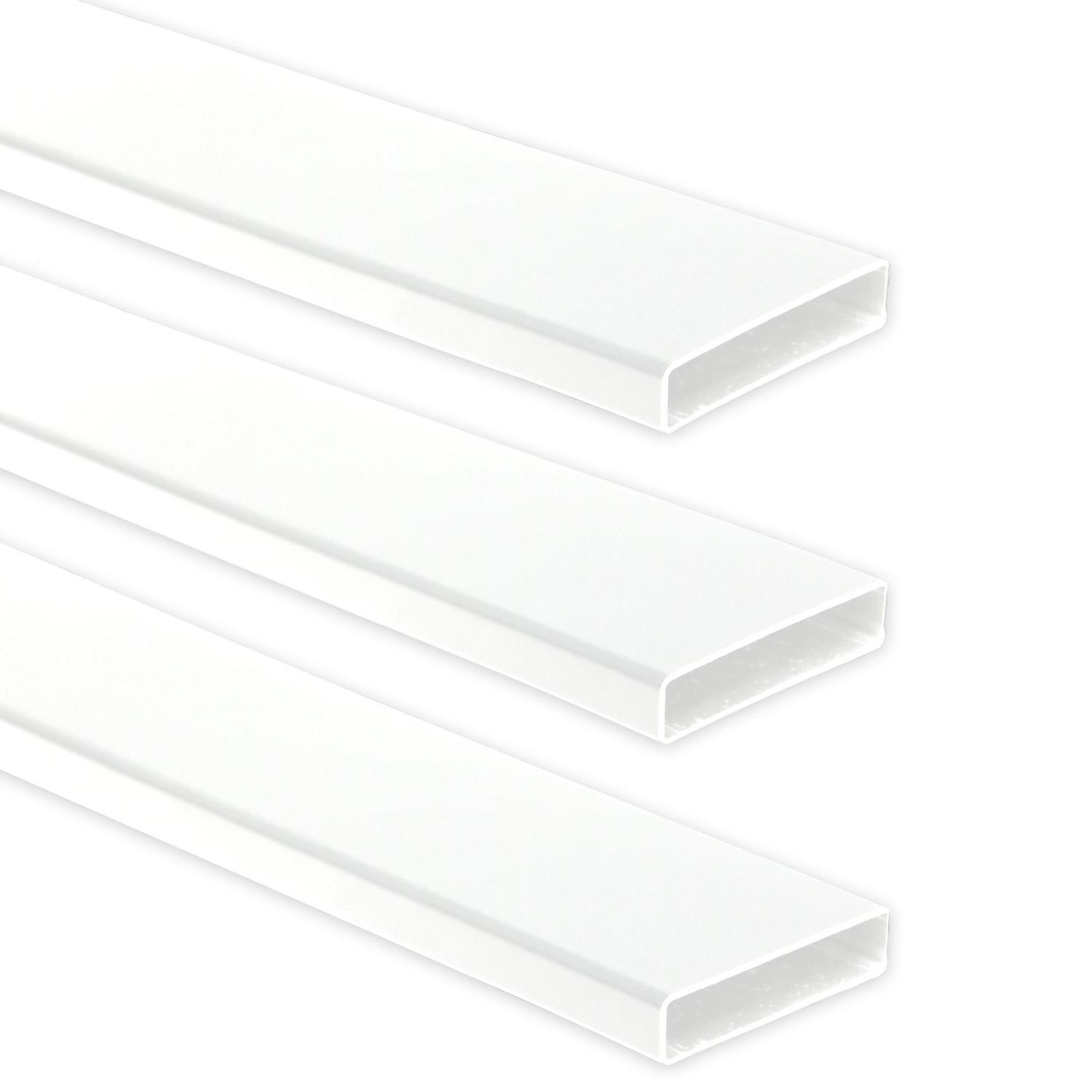 Valla Series 65mm Slat to Solid Fence Pack W: 1800mm, H: 65mm White