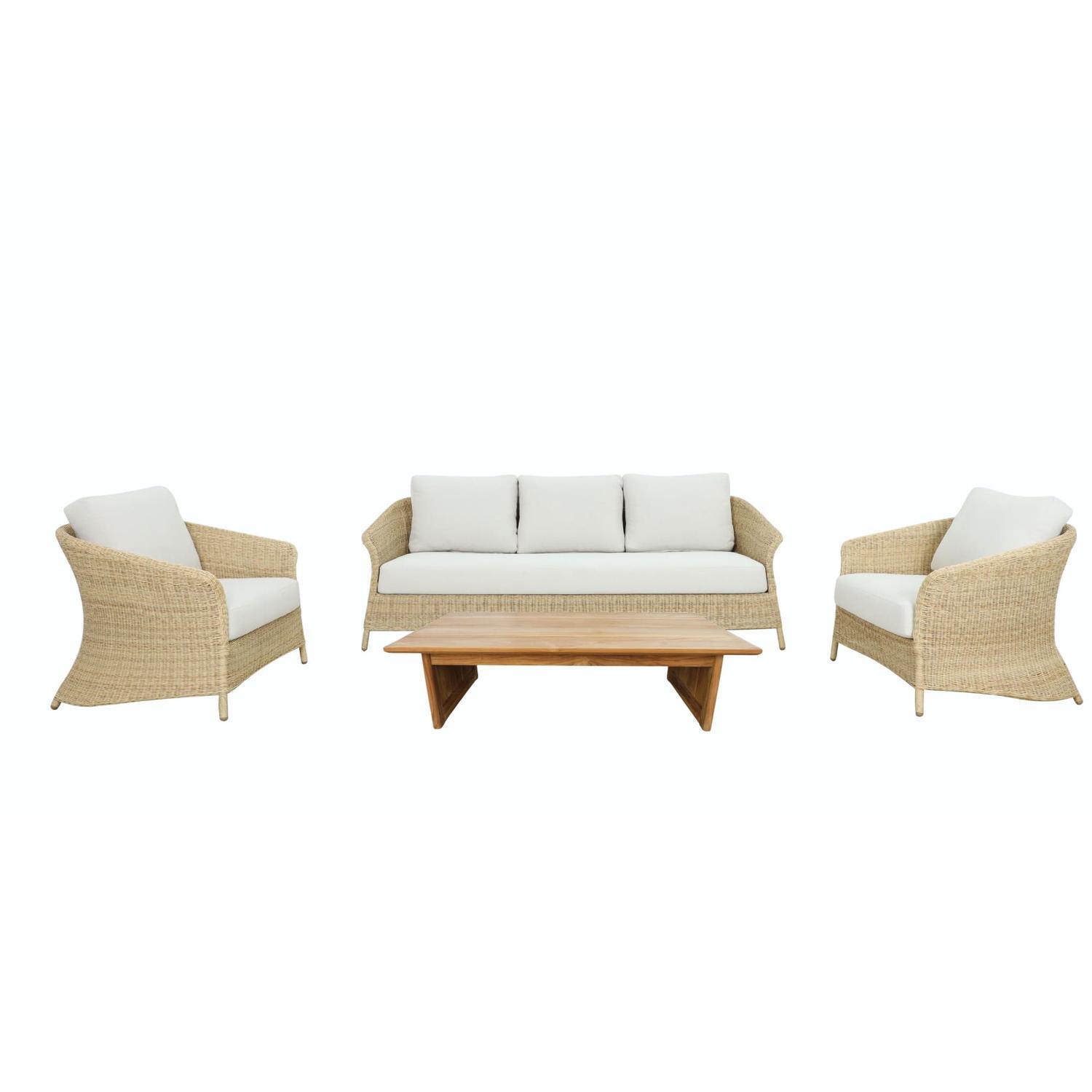 Outdoor 4 Piece Lounge Setting