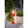 Long Legged Acrylic Santa Light H: 70cm, L: 24cm, D: 16cm / Solar White