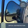 Car Window Shade 2 Pack Black