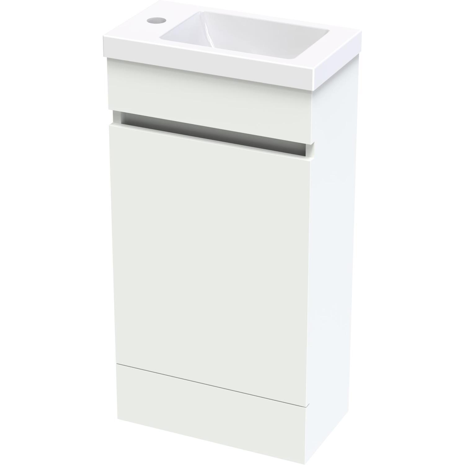 Pinnacle 400 Floor White Melamine
