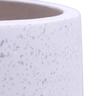 Tulip Round Terrazzo Pot S White