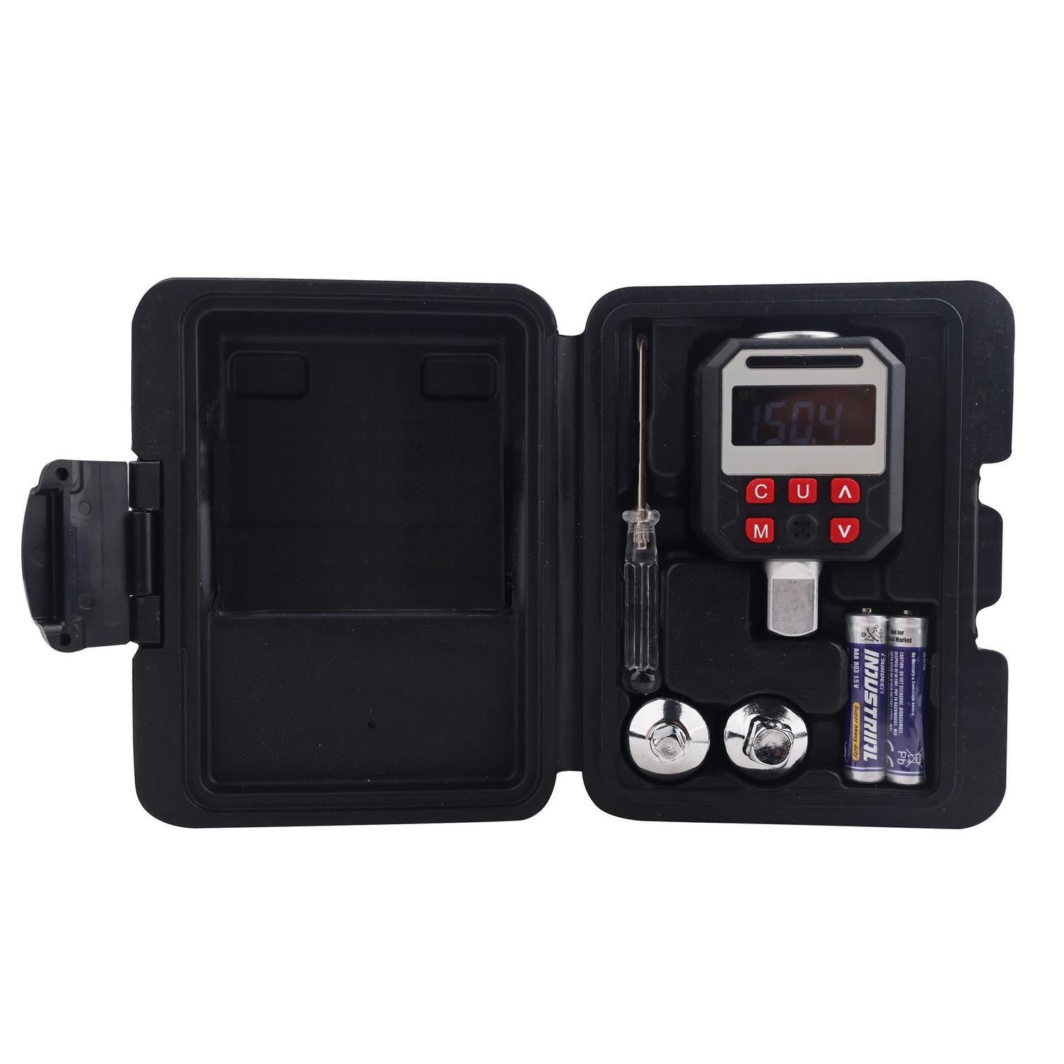 Digital Torque Wrench Adaptor 1/2In 10-200N.M Black