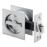 Cavity Slider Square, Privacy Set Satin Pearl