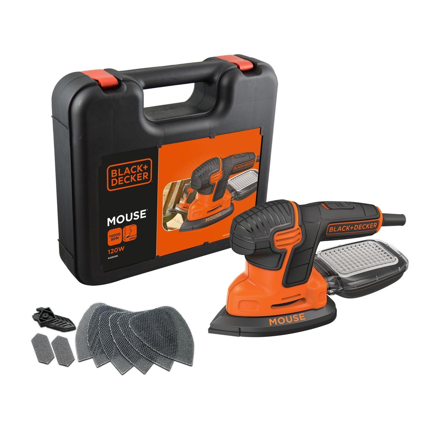 120W Mouse® Sander with Kit Box