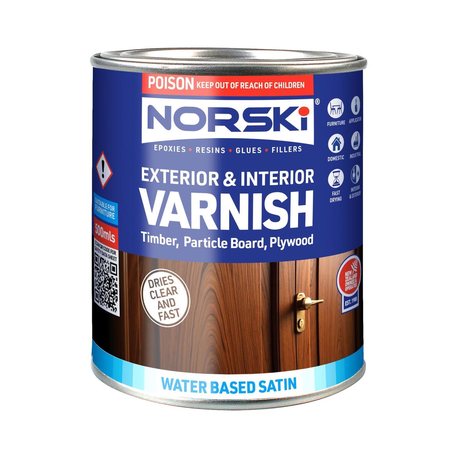 Water-Based Satin Varnish 500ml