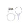 Benchtop Water Filter Housing Kit   White and Chrome