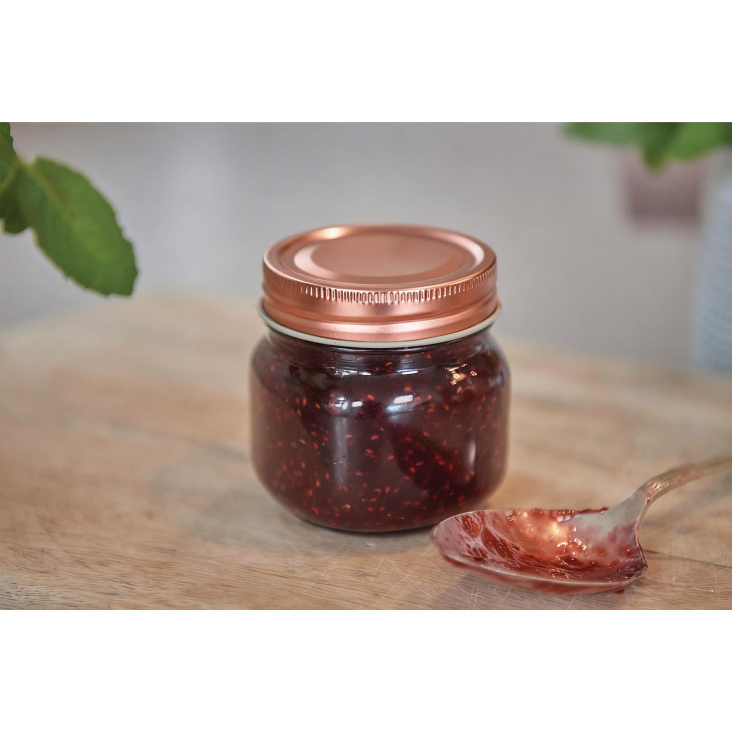 Preserving Jar Soda Glass Copper Lid 250ml 12 Pack