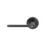 Privacy Lever Handle Set Graphite Finish